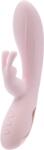 Blush Novelties Vibrator Iepuras Morgan, 10 Moduri Vibratii, Silicon, USB, Roz, 19.7 cm Vibrator