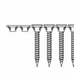 Bosch Gyorsvágó csavar, durva menet 3, 9 x 35 SG; 35 mm (1000 db) 2608000549 (2608000549)