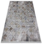 Vintage Modern Luce 75 Marokkói Trellis Vintage - Szürke / Mustár 115X170 cm Szőnyeg (AT4276)
