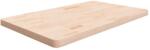 vidaXL kezeletlen tömör fa fürdőszobai pult 100 x 60 x 4 cm (342952)
