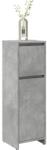 vidaXL betonszürke forgácslap fürdőszobaszekrény 30 x 30 x 95 cm (856060) - vidaxl