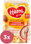 Hami 3x HAMI Tejporridge 7 gabonafélével banánnal és eperrel 210 g
