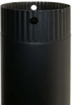 Muta Füstcső 250 mm fi 120 mm - fekete (13661)