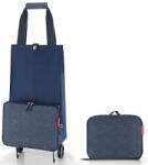 Reisenthel FOLDABLETROLLEY összecsukható, kék, halszálka mintás bevásárlókocsi HK4113