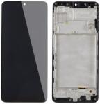  GH82-26047A Samsung Galaxy A22 SM-A225 OLED kijelző érintővel fekete kerettel előlap (GH82-26047A)