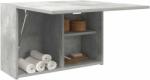 vidaXL betonszürke szerelt fa fali fürdőszobaszekrény 60 x 25 x 40 cm (860070)