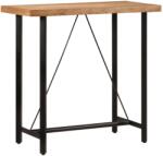 vidaXL tömör akácfa és vas bárasztal 110 x 55 x 107 cm (356370)
