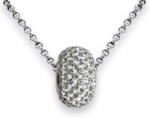 Swarovski Pave Kristályos Ezüst Nyaklánc