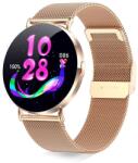  H06 Magyar nyelvű női okosóra pulzus-, véroxigénszintmérő funkciókkal, Bluetooth hívással - Rosegold (HSH06-RG)