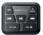 Hertz HMC U1 Hajótávvezérlő - IPX7 Vízálló (12674)