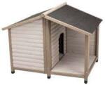 TRIXIE Lodge Dog Kennel - kutyaház (szürke) közepes és nagytestű kutyák részére (130x100x105cm) (028-39517)