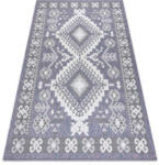  Fonott sizal szőnyeg SION azték 3007 lapos szövött kék / rózsaszín / ecru 180x270 cm (D789)