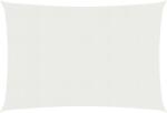 vidaXL HDPE Napvitorla - Fehér - 6x8m (311250)