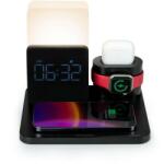 Thomson Mobility CL800I Android ébresztőórás wireless Töltő, Fekete (CL800I)