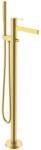 AREZZO design Elegant szabadon álló kádtöltő csaptelep, szálcsiszolt arany AR-10095BG (AR-10095BG) - szaniteronline