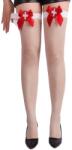 Sexy Elephant® Sexy Elephant Sexy White Mesh Bow Tie Nurse Long Stockings