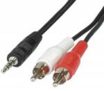  Jack 3.5 / 2 x RCA 3m kábel