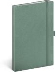 REALSYSTEM Vivella 13 × 21 cm Green vonalas notesz (A-33209)