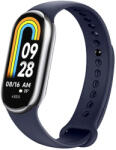  Xiaomi Mi Smart Band 8 / 9, szilikon pótszíj, állítható, TP IconBand, sötétkék