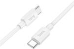  USB Type-C töltő- és adatkábel, USB Type-C, 100 cm, 5000 mA, 100W, gyorstöltés, PD, Hoco X96 Hyper, fehér