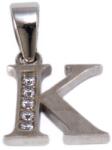 Ékszershop Köves fehérarany K betű medál (1281191)