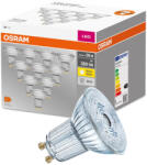 OSRAM 10PAK LED izzó GU10 4.3W = 50W 350lm 2700K Meleg 36° OSRAM (4058075036680)