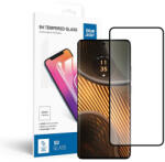 Motorola Edge 50 Ultra 5G üvegfólia, tempered glass, előlapi, 5D, edzett, hajlított, fekete kerettel, BlueStar