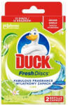DUCK WC öbíltő korong zselés utántöltő 2 x 36 ml Fresh Discs Duck® Lime