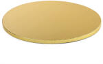 Decora Platou Tort Rotund Auriu Satinat, O 25 x H 1.2 cm (931370) Tava