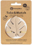 Petite & Mars Take & Match Desert Sand Rágóka BPA Mentes Szilikonból 0+ Hónapos Kortól (8596202003670)