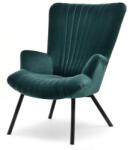 VOX bútor LANZA fotel, üvegzöld