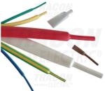 TRACON Zsugorcső kék 38.1mm/ 19mm-átmérő 1m 2: 1-zsugor vékonyfalú melegzsugor TRACON (ZS381K)