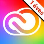  Adobe Creative Cloud 1 éves előfizetés többnyelvű (65304579CA01A12) (65304579CA01A12)