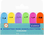 Starpak Szövegkiemelő, 6 db-os, mini, illatos, hangulatfejekkel (STK-518459)