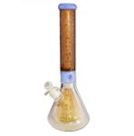 Blaze Glass Blaze Bong din sticla Pharaoh Erlenmeyer Beaker Amber 41cm