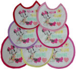  Disney Minnie baba előke 7 darab/csomag pamut előke (MIN-1216_A1_16x16)
