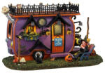  Lemax boszorkány lakókocsi Spooky Town
