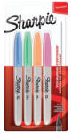 Sharpie Alkoholos marker készlet, 1 mm, kúpos, SHARPIE "Fine Point", 4 különböző pasztell szín (NSH2065402) - iroszer24