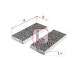 SOFIMA Filtru, aer habitaclu SOFIMA S 4287 CA (S 4287 CA)