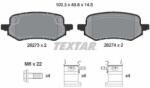 TEXTAR set placute frana, frana disc TEXTAR 2627301 (2627301)