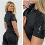 NEBBIA - Galléros fitness póló női 831 (black) (XS) - NEBBIA