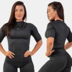 NEBBIA - Női fitness póló PYTHON 416 (black) (M) - NEBBIA