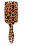 Pauco Perie pentru par, dreptunghiulara, Leopard, Maro