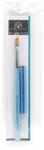 Pauco Pensula unghii cu varf diagonal, pentru aplicare gel, GF-16-8, Nr. 8, albastra