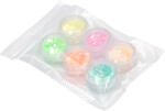 Pauco Set 6 culori decoratiuni pentru unghii, hexagoane
