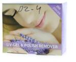 Pauco Pliculete cu soak off remover 200 buc - Lavanda