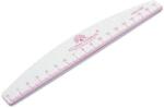 Pauco Pila pentru unghii cu rigla, 150/150, pink, 1 buc