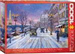EUROGRAPHICS - Puzzle Davison: Christmas Eve in Paris - 1 000 piese