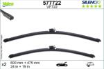 Valeo lamela stergator VALEO SILENCIO FLAT BLADE SET 577722 (577722)