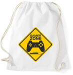 printfashion Gamer Zone - Sportzsák, Tornazsák - Fehér (7797617)